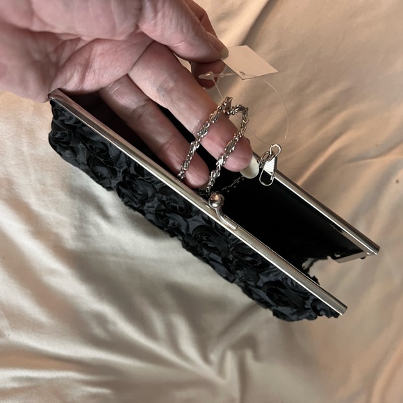 Kiss lock evening, purse/clutch cute chain included - Picture 3 of 4